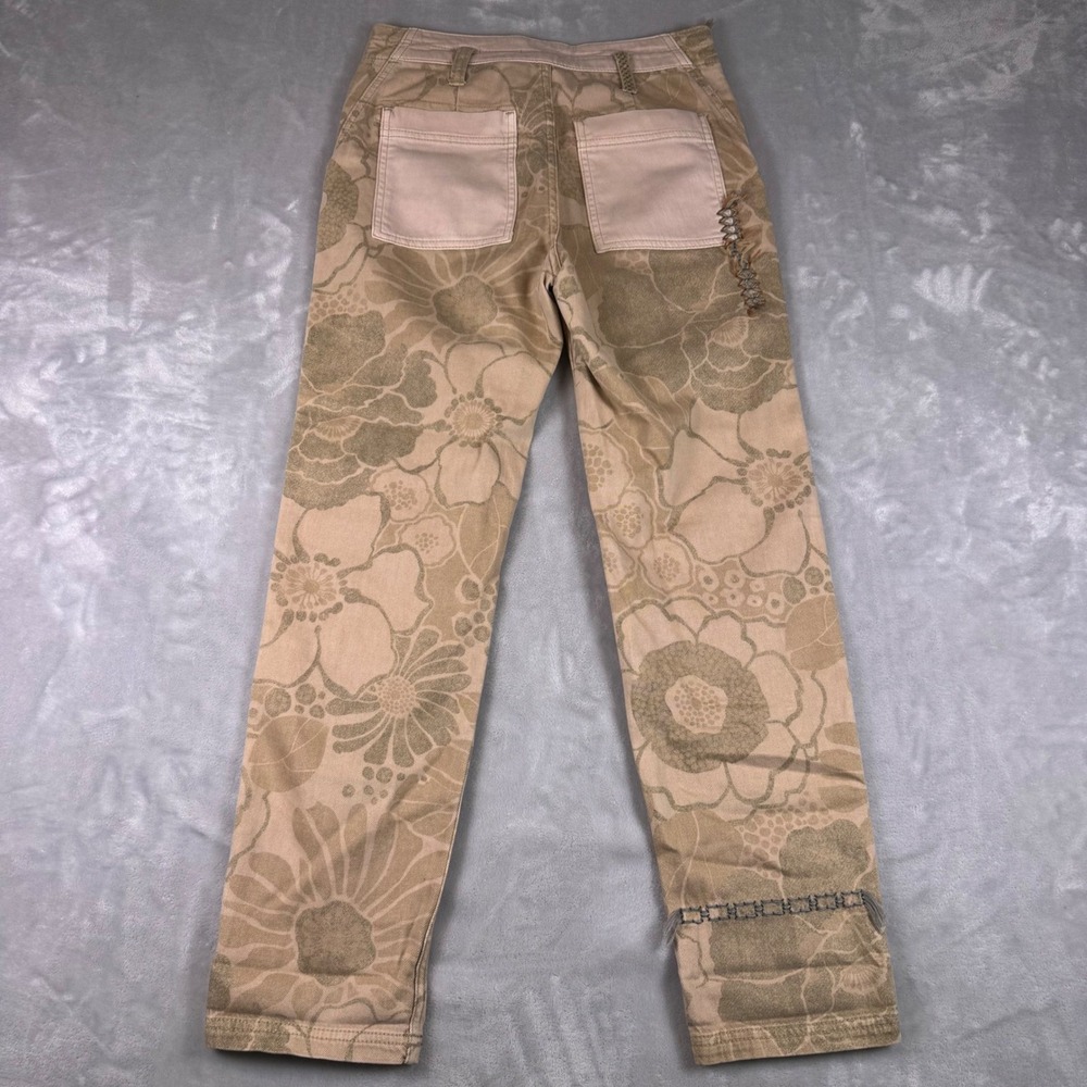 Anthropologie Pilcro The Camp Wanderer Patchwork Embroidered Pants Size 26 - Picture 9 of 9